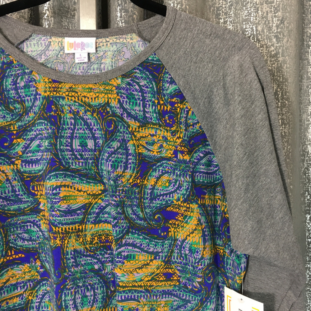*final* Paisley Baseball L Randy T LLR LuLaRoe